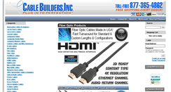 Desktop Screenshot of cablebuilders.com